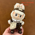 Miniatyrbild 1 av 7: ONLY CLOTHES Söt V1 V2 LABUBU Blind Box Hänge Docka DIY Klä upp Kostym Litet Monster Haklapp Byxor Babykläder Från LBB-29