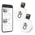 2-pak Trådløst Termometer og Hygrometer – Bluetooth Temperatur- og Fugtighedssensor med App og Datavisning