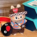 Miniatyrbild 1 av 7: Halloween-serie Labubu Avancerad Kostymdesign, en Komplett Uppsättning Anpassade Labubu-kläder för Dig Brown suit