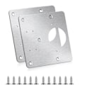 Pikkukuva 2 / 3: QU/Korjauslevy saranalle 90x90mm 2 kpl