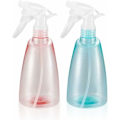 Miniatyrbillede 1 af 4: #QD# 2-pak 500 ml sprayflasker - plast - Mister Sprayer - Til rengøring i hjemmet, have, frisør, planter, blomster - pink/grøn
