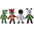 Miniatyrbild 5 av 5: QD-16 st/set Stumble Guys-serie Mini Actionfigurer för pojkar flickor barn spel samlarobjekt modell dekoration födelsedagspresenter
