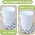 Miniatyrbillede 4 af 5: [QD] Drikkeunderlag, Underlag til sofabord, 8-pak, Absorberende Underlag, Boheme Underlag
