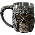 Miniatyrbillede 1 af 5: \"QD\" 500ML Kraniet Kaffekande Vikinge Kraniet Ølkrus Rustfrit Stål Foring Gave til Mænd Fars Dags Gaver