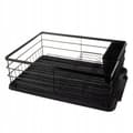Opvaskestativ Sort Metal - 44 x 31 x 14,5 cm sort 1395