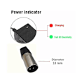 Miniatyrbilde 2 av 5: QD-36V lader 42V 2A elsykkel litiumbatterilader for 36V litiumbatteripakke med 3-pinners XLR-uttak/kontakt