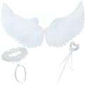Ängel Maskeraddräkt / Änglavingar - 3 delar