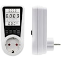 Pikkukuva 1 / 4: #QD# Sähkönkulutusmittari, Sähkölaskumittari, Wattimittari, Energiankulutusmittari suurella LCD-näytöllä + taustavalo, Ylikuormitussuoja 3680