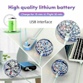Pikkukuva 4 / 5: \"QD\" 3-pack Pro Hover Ball LED-Spinneripallo Orb Lelu