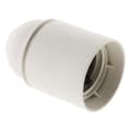 QU-E27 Slät Vit Termoplastsockel [Energiklass A]