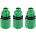 QU/3-delt hurtigkoblingsslangeadapter 8 mm ID-slange