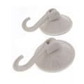 Suction Cup Hook - Hanger - Up to 2 kg Vit white