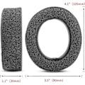 Miniatyrbilde 3 av 5: \"QD\" Hs70 Øreputer Oppgradering Tykkere Stoff Øreputer Pute Erstatning Kompatibel Med Corsair Hs70 Pro Hs60 Pro Hs50 Pro Hodetelefoner