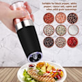 Pikkukuva 4 / 4: \"QD\" Gravity Pepper Mill Sähköinen suola- ja pippurimylly Maustemylly 1 kpl CDQ