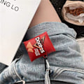 Miniatyrbilde 5 av 5: [QD] Søtt etui for Airpods 1, 2, 3D-snacksdesign i silikon, beskyttende støtsikkert etui med nøkkelring for Airpods EaREuds