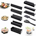 Miniatyrbild 1 av 5: [QD] Sushi Making Kit, Deluxe Edition DIY Sushi Set, Sushi Risrulle Formar Gaffel Spatel DIY VERKTYG