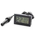 Miniatyrbillede 1 af 3: \"QD\" Hygrometer & Termometer - Måler luftfugtighed & temperatur Sort