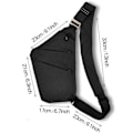 Miniatyrbild 5 av 5: [QD] Stöldskydd Crossbody Väska Lätt Ryggsäck för Resor