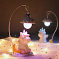 Miniatyrbillede 3 af 5: Enhjørning Natlampe Soveværelse Lampe Skrivebordslampe Gave til Børn Piger med Batteri Pink_FO