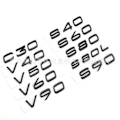 Pikkukuva 2 / 5: [QD]3D Auton Takaluukun Kirjaimet Mustana Volvo C30 V40 V50 V60 V90 S40 S60 S80 S90 Xc40 Xc60 Xc90 Emblem Logo Badge Tarra Lisävarusteet V70 V70