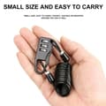 Helmet Lock Portable Steel Cable Lock 3-Digit Password Combination