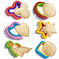 Miniatyrbilde 5 av 5: QU.4 stk. Sandwichkutter og forsegler-sett, kjeks- og brødbaker, hjerte- og stjerneformet sandwichkutter, bakeformer for barn, søt matboks