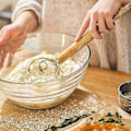 Miniatyrbillede 4 af 5: \"QD\" Dansk Dejvisp Brødblander, 3 stk. Rustfrit Stål Hollandsk Piskeris Til Kage Dessert Brød Pizza Bagværk