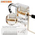 Miniatyrbild 3 av 5: Locksmith Training Lock Set - Transparent Lock for Beginners to Practice Lock Picking