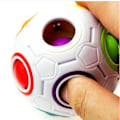 Miniatyrbilde 2 av 2: Fidget Leker Ball Magisk Regnbue Puslespill Rubiks Fig Kubus Leke Pop It Fidget Leker_qq