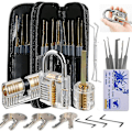 Miniatyrbild 1 av 5: Locksmith Training Lock Set - Transparent Lock for Beginners to Practice Lock Picking