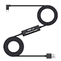 Miniatyrbild 2 av 5: QD-2-i-1 Totalt 8M/26Ft Typ A till C USB Data VR Headset Förlängning