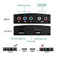 Pikkukuva 4 / 5: Komponentti HDMI-muunnin, PORTTA YPbPr HDMI-adapteriin + R/L äänen ulosvetäjä