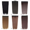 Miniatyrbilde 4 av 5: Clip-on / Hårforlengelser krøllete & rett 70cm - Flere farger˜QD