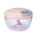 Pikkukuva 2 / 5: QU)Manuaalinen lihamylly, pyörivä valkosipulisilppuri, valkosipulipuristin, sipuli- ja vihannessilppuri, keittiövälineet, 500/900ML Pinkki-500ml