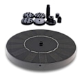 Miniatyrbilde 4 av 5: Fontän - Solcellefontene / Vannfontene Solcelle - 16 cm Svart*QN