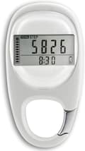 3D Pedometer, Multifunctional Pedometer with Climbing Carabiners – Portable, LED Display, for Running and Walking