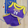 Pikkukuva 5 / 5: Labubu Jersey Messi Numero 10 Argentiina Vaatteet Labubu Jalkapallo Lakes Jersey Labubu Dodgers Vaatteet_qd A