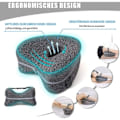 Miniatyrbilde 2 av 5: Knäkudde for sidesovere, ortopedisk pute med memory foam