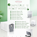 Miniatyrbild 2 av 5: QU*10 stycken dammsugarpåsar tillbehör för Roborock S8 MaxV Ultra dammsugare, dammsugarpåsar stor kapacitet reservdel för Roborock S8 MaxV Ultra