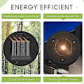 Miniatyrbilde 5 av 5: QD-6 stk Solcellelys Erstatningstopp 7 Solcellelykt Deler LED Solpanel Lykt Lokk Lampe for Utendørsbruk