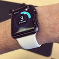 Miniatyrbillede 5 af 5: [QD] Sportsarmbånd kompatibelt med ur 38-40 mm, blødt silikoneerstatningsarmbånd, sportsarmbånd kompatibelt med iWatch Series 5/4/3/2/1, S/M, M/L - Hvid