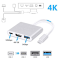 Miniatyrbillede 2 af 4: USB-C Adapter - HDMI & USB 3.0_QQ