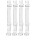 Miniatyrbild 1 av 2: QU)Transparent osynlig bh-rem justerbar halkfri bh-rem 4 S