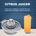 Miniatyrbillede 4 af 5: [QD] Citruspresser Manuel Citronpresser Rustfrit Stål 304 Multifunktionel Orange Håndpresser