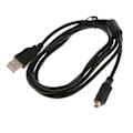 Miniatyrbilde 3 av 5: \"QD\" 1,5 m 10-pinners USB-datakabel for Sony VMC-15FS digitalt videokamera Handycam