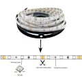 Miniatyrbillede 4 af 5: \"QD\" 5 meter LED-strip med RGB / Lysslange / LED-strip multifarve