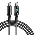 USB-C PD Snabbladdningskabel 100 W Svart 3 m