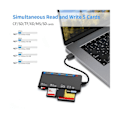 Miniatyrbillede 4 af 5: QD-7-i-1 USB 3.0 Multifunktionskortlæser /xd//sd/tf-kortlæser til Windows Vista/xp/7/8/10/, Linux   Sort