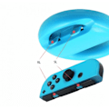 Miniatyrbillede 5 af 5: QD-Rattet til Nintendo Switch-controllere, 2 racerat kompatible med Mario Kart, spilcontroller-rat til Nintendo Switch fjernspil