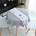 Vattentät vaxduk rund bordsduk PVC 120 cm Ecol
